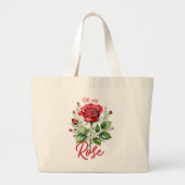 Grand Tote Bag Oh mon Rose (Devant)
