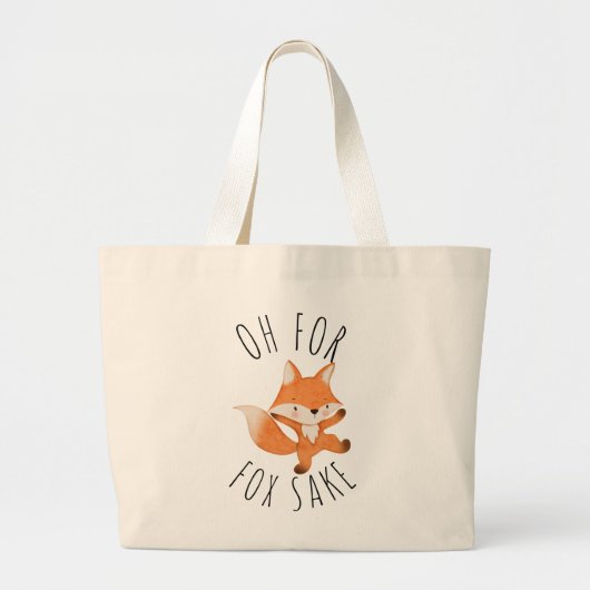 Grand Tote Bag Oh pour Fox Sake (Devant)