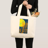 Grand Tote Bag oiseau à silhouette (Devant (produit))