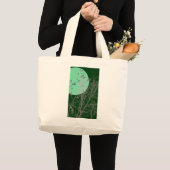 Grand Tote Bag oiseau à silhouette (Devant (produit))