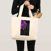 Grand Tote Bag oiseau à silhouette (Devant (produit))