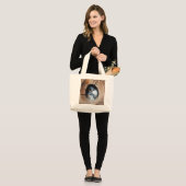 Grand Tote Bag Oiseaux de bébé (Devant (modèle))