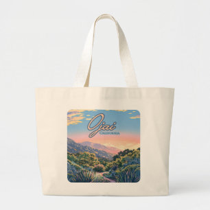 Grand Tote Bag Ojai California Topa Topa Montagnes Paysage