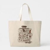 Grand Tote Bag OK But First Coffee  (Dos)