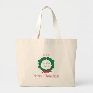Grand Tote Bag OK de Joyeux Noël !