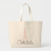 Grand Tote Bag Ooh la la ! Tour Eiffel (Devant)