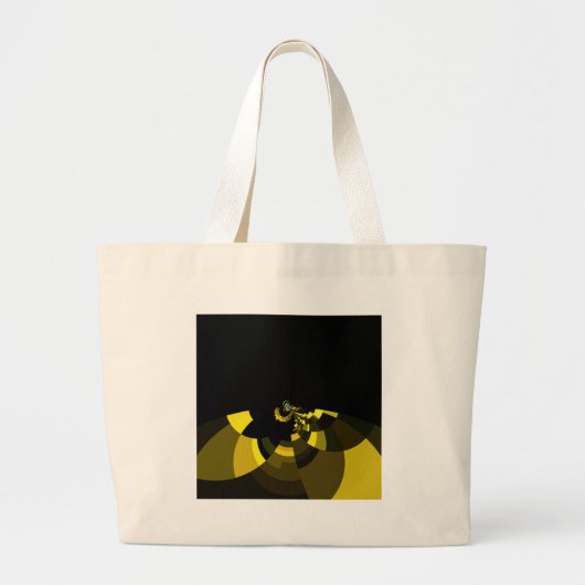 Grand Tote Bag Or noir (Devant)