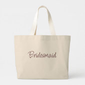 Grand Tote Bag Or Rose Luxe Monogramme (Dos)