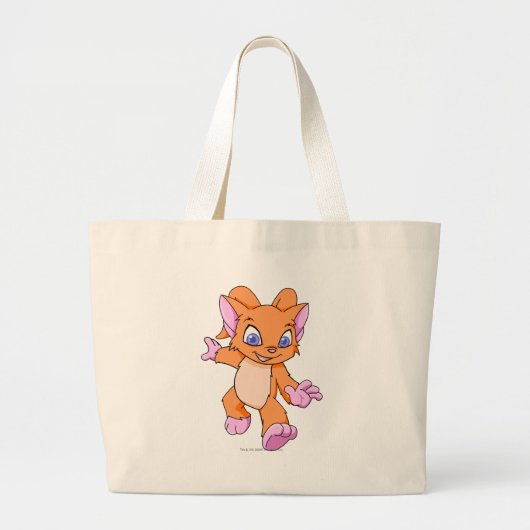 Grand Tote Bag Orange d'Acara (Devant)