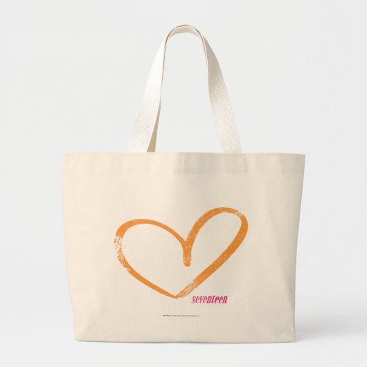 Grand Tote Bag Orange d'OpenHeart (Devant)
