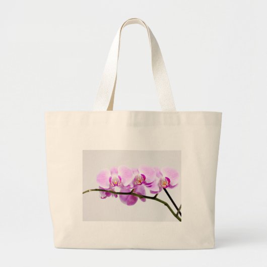 Grand Tote Bag orchidée (Devant)