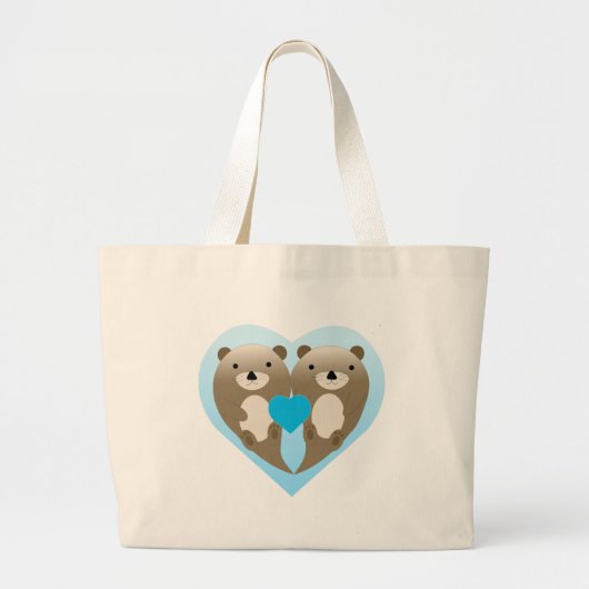 Grand Tote Bag Otter Love (Devant)