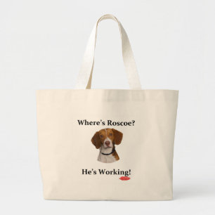 Grand Tote Bag Où est Roscoe ?