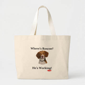 Grand Tote Bag Où est Roscoe ?