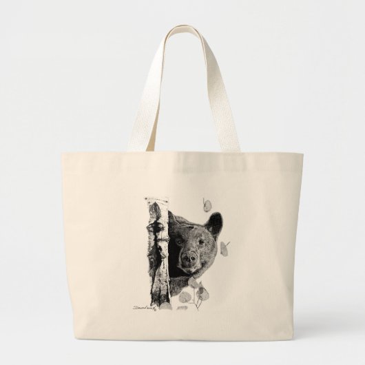 Grand Tote Bag Ours d'Aspen (Devant)