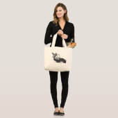 Grand Tote Bag Ours de miel (Devant (modèle))