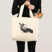Grand Tote Bag Ours de miel (Devant (produit))