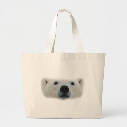 Grand Tote Bag Ours polaire (Devant)