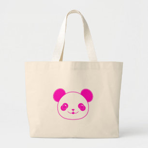 Grand Tote Bag Ours rose Kawaii Panda