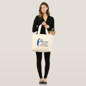 Grand Tote Bag Outil de religion (Devant (modèle))