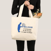 Grand Tote Bag Outil de religion (Devant (produit))
