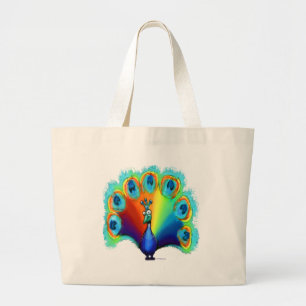 Grand Tote Bag Pacock