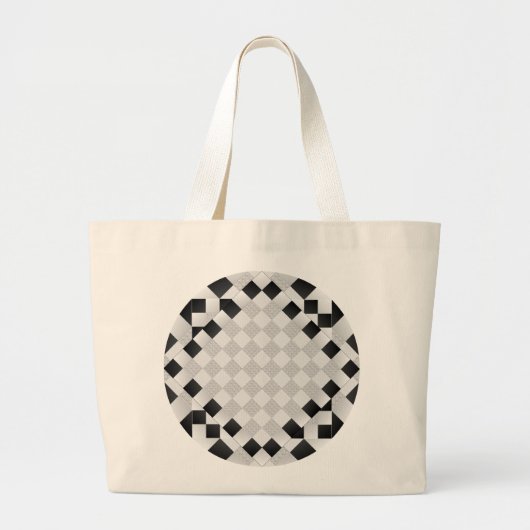 Grand Tote Bag Pad d'échecs par Kenneth Yoncich (Devant)