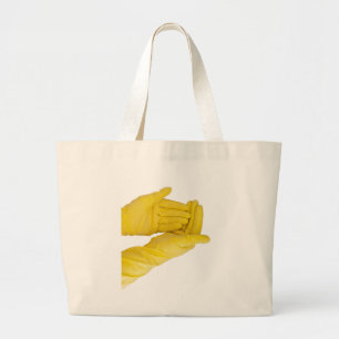 Grand Tote Bag Paire de gants en latex