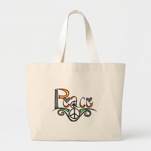 Grand Tote Bag Paix (Devant)