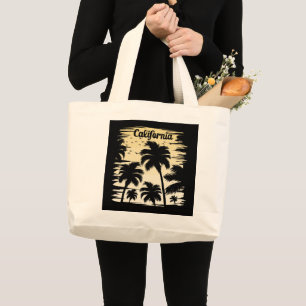 Grand Tote Bag Palmier de Californie
