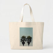 Grand Tote Bag Palmiers d'été (Devant)