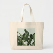 Grand Tote Bag Palms Celadon (Devant)