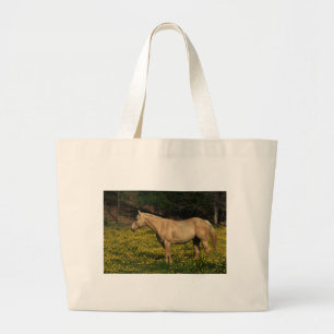 Grand Tote Bag Palomino en Fleurs Jaunes