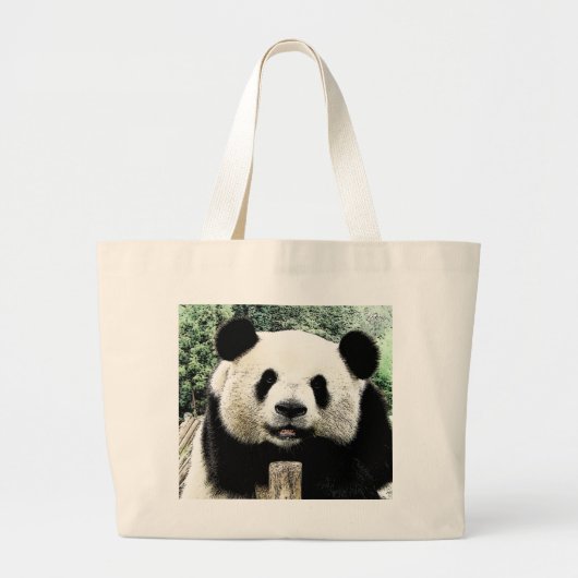 Grand Tote Bag Panda (Devant)