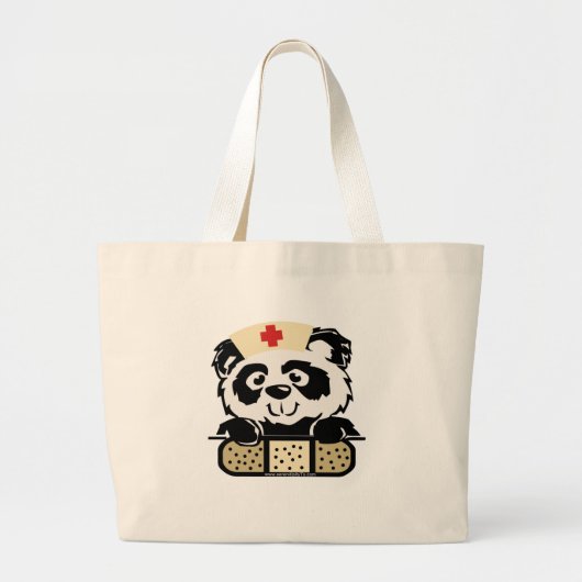 Grand Tote Bag Panda (Devant)