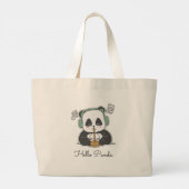 Grand Tote Bag panda (Dos)
