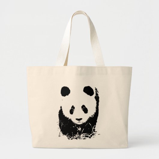 Grand Tote Bag Panda (Devant)