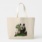 Grand Tote Bag Panda Bears (Dos)