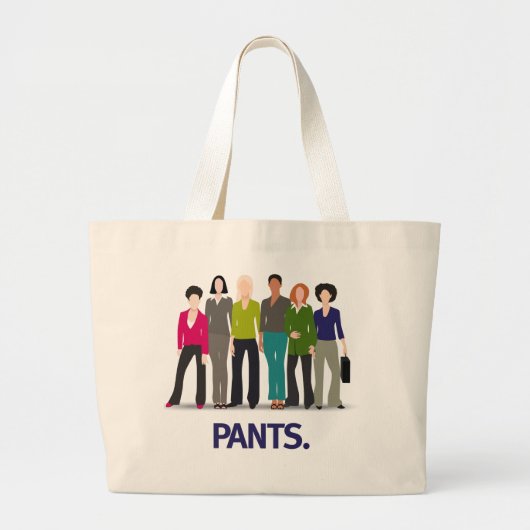 GRAND TOTE BAG PANTALON ! (Devant)