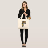 Grand Tote Bag Panthers de l'université internationale de Floride (Devant (modèle))