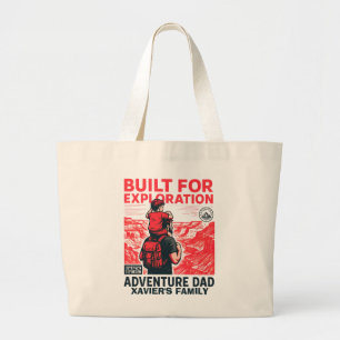 Grand Tote Bag Papa Aventurier – CONÇU POUR L'EXPLORATION
