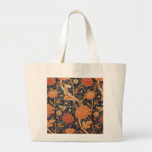 Grand Tote Bag Papier peint fleur de William Morris Cray
