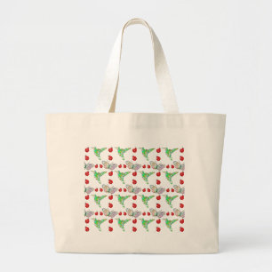 Grand Tote Bag Papillon, colibri et Motif de coccinelle