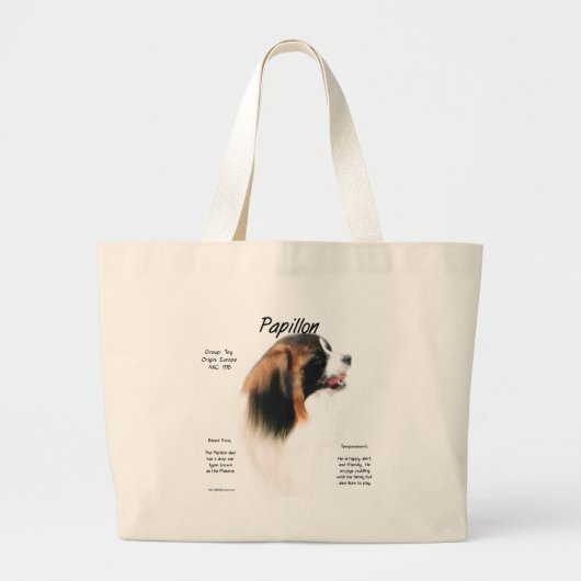 Grand Tote Bag Papillon (Phalene) Conception historique (Devant)