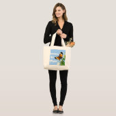 Grand Tote Bag Papillon (rêve en vol) (Devant (modèle))