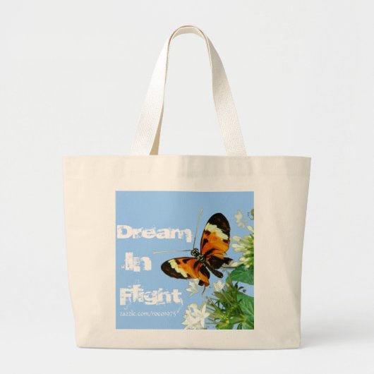 Grand Tote Bag Papillon (rêve en vol) (Devant)