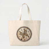 Grand Tote Bag Papillon Steampunk Round (Devant)