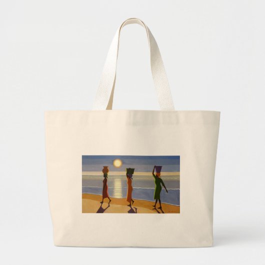 Grand Tote Bag Par la plage 2007 (Devant)