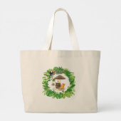 Grand Tote Bag Paradis tropical (Dos)