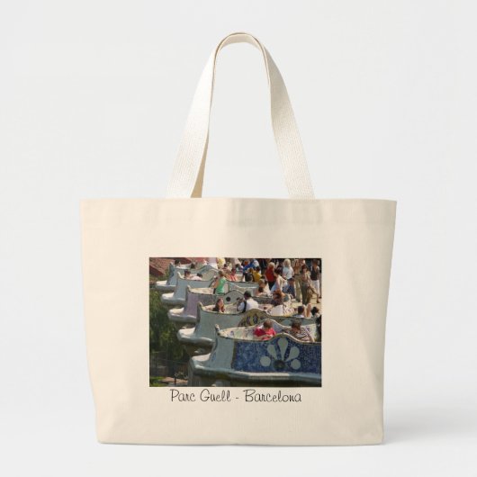 Grand Tote Bag Parc Guell - Barcelone (Devant)